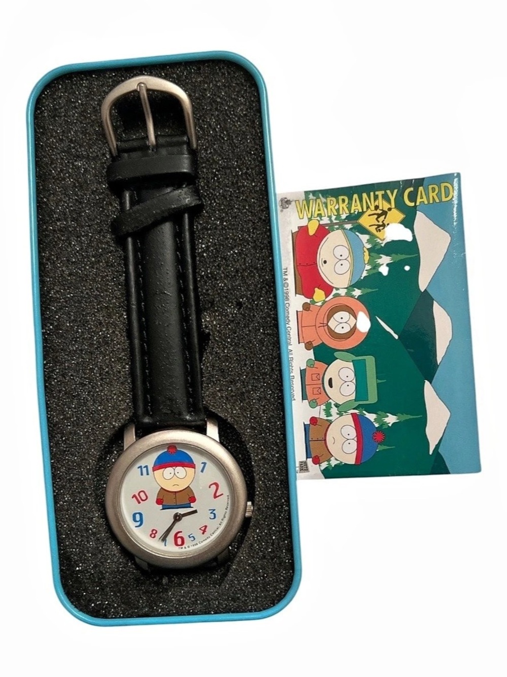Comedy Central South Park Stan Marsh Watch with Tin Case Black & Blue